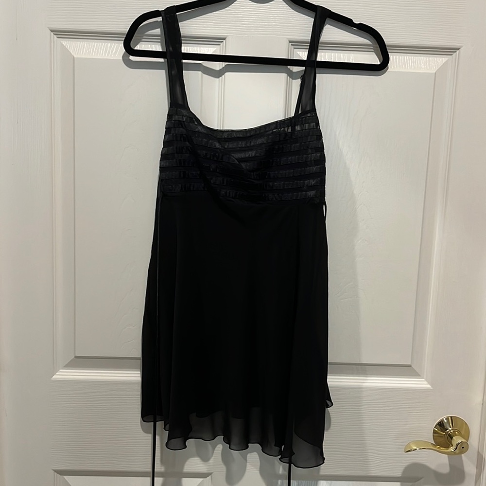 Black sheer nightgown